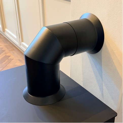 Telescopic 90 Degree Pure Bio Flue / Electric 